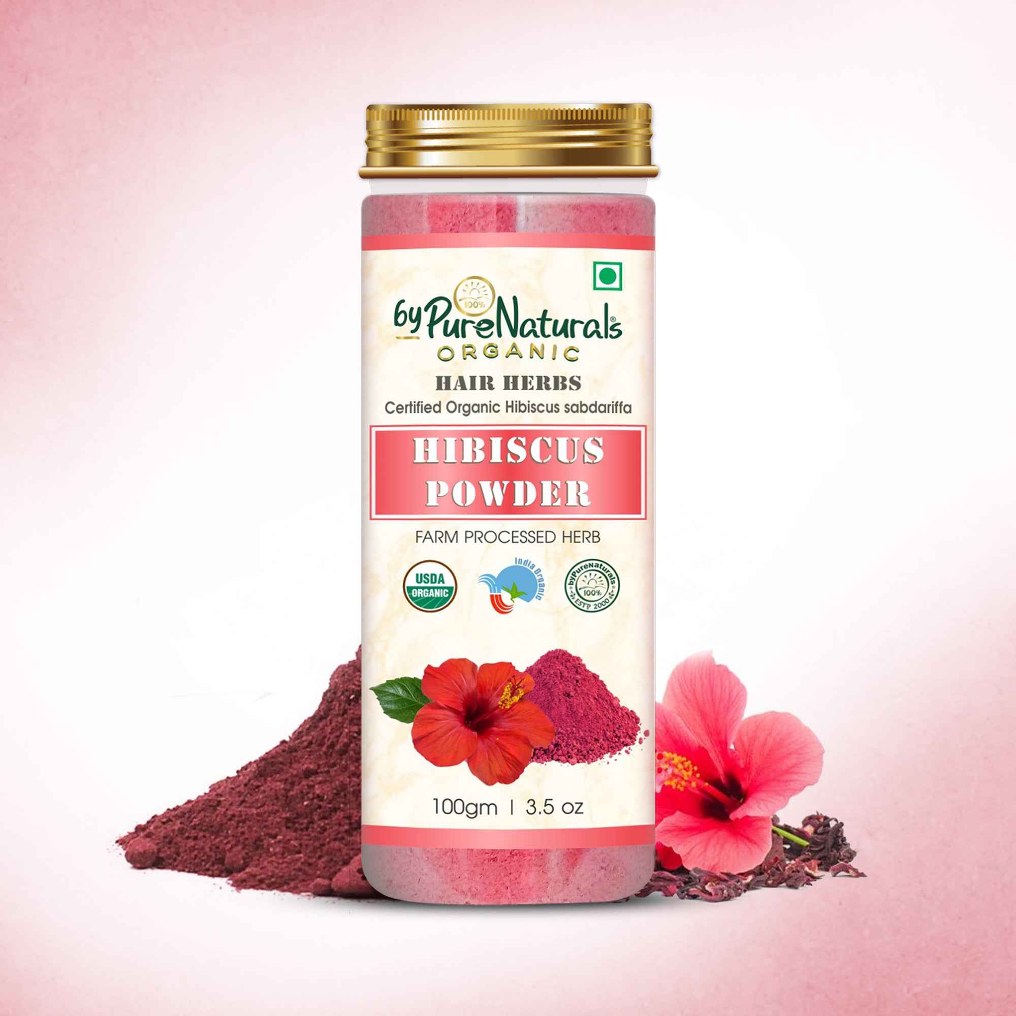 byPureNaturals Organic Hibiscus Powder | Grocsy