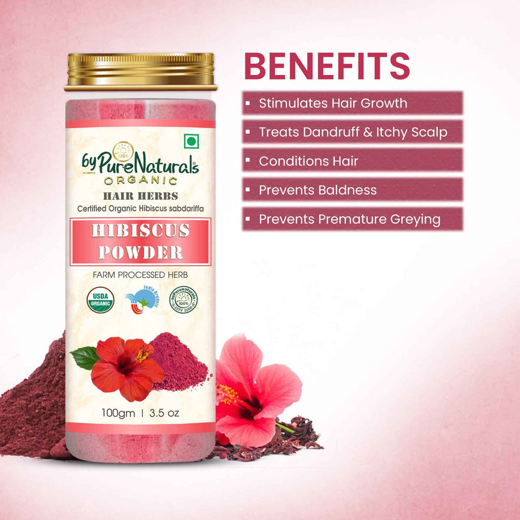byPureNaturals Organic Hibiscus Powder | Grocsy