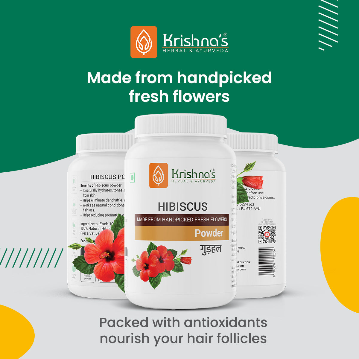 Krishna'S Herbal & Ayurveda Hibiscus Powder | Grocsy