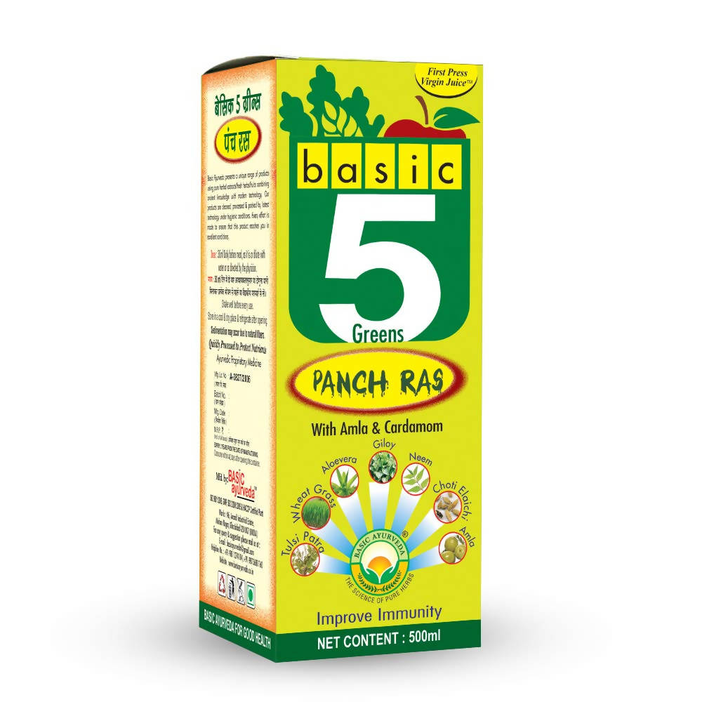 Basic Ayurveda Basic 5 Green Panch Ras | Grocsy