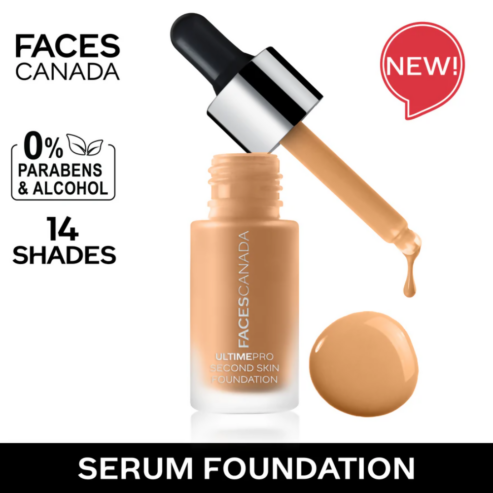 Faces Canada Ultime Pro Second Skin Foundation - Medium Natural 022 | Grocsy
