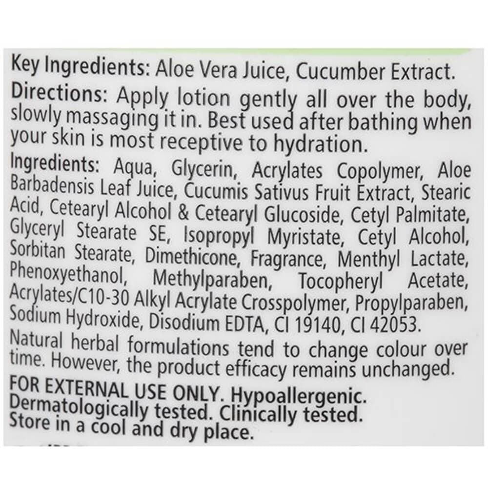 Himalaya Aloe & Cucumber Refreshing Body Lotion | Grocsy