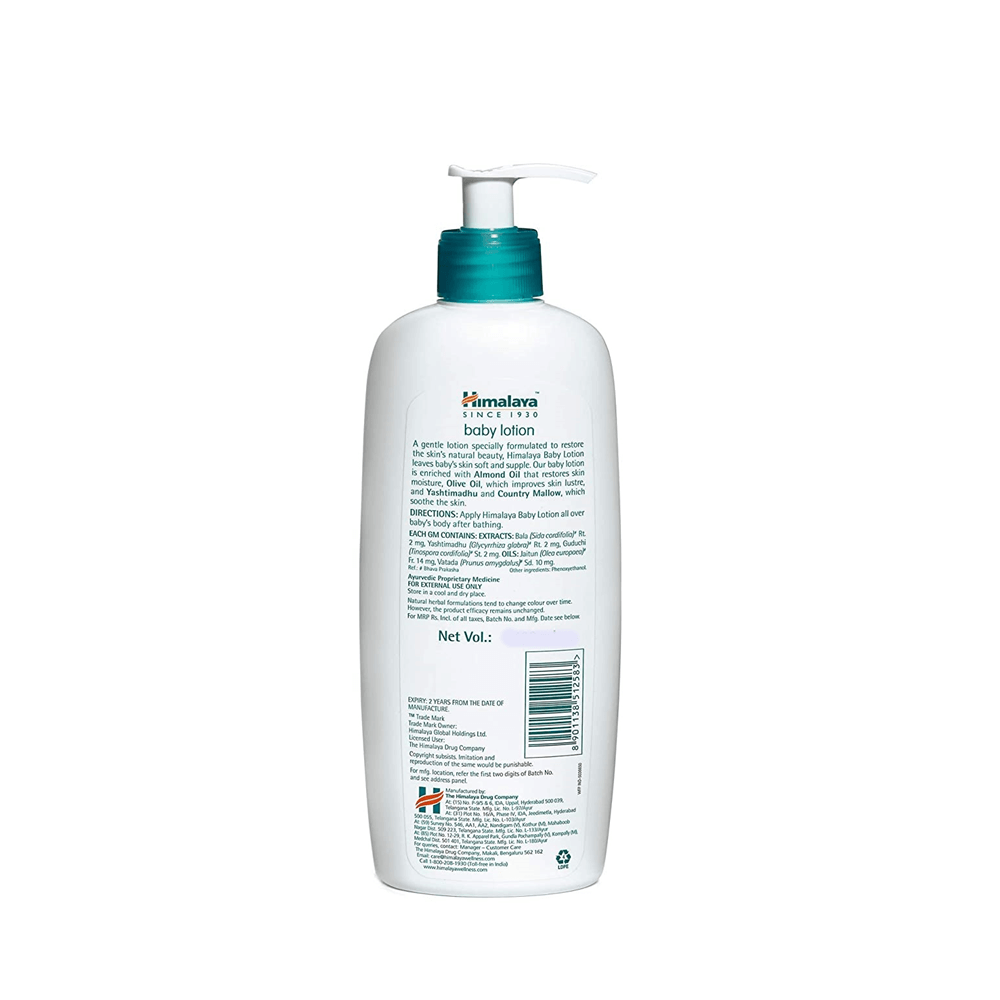 Himalaya Herbals Baby Lotion For Nourishes & Moisturizes | Grocsy