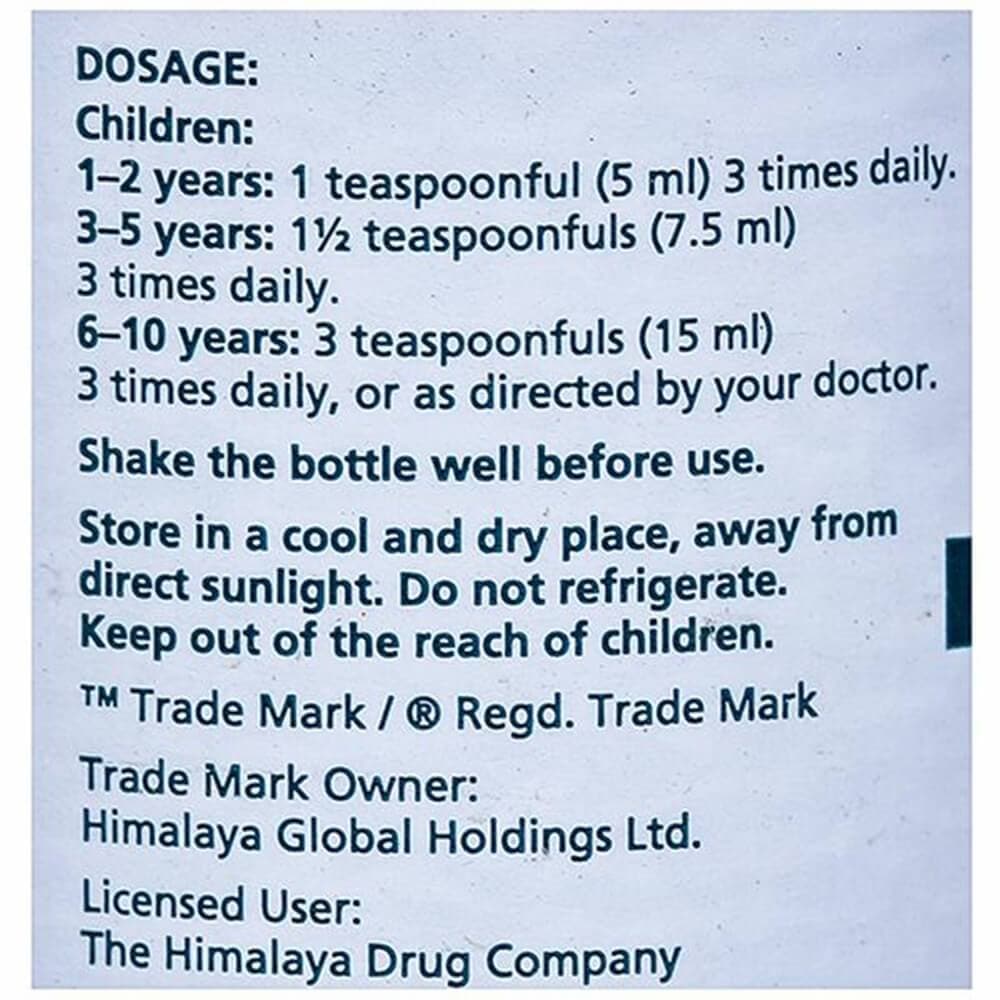 Himalaya Herbals Diarex Syrup (100 ml) | Grocsy