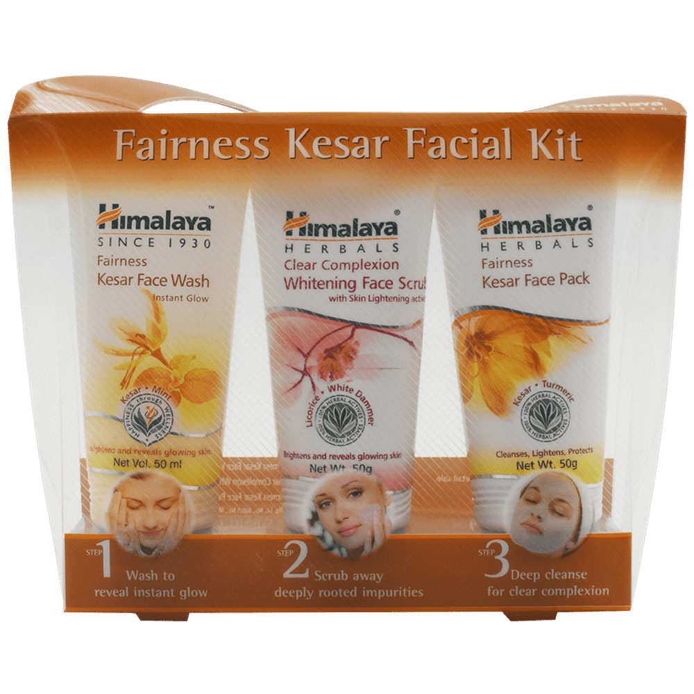 Himalaya Herbals Fairness Kesar Facial Kit | Grocsy