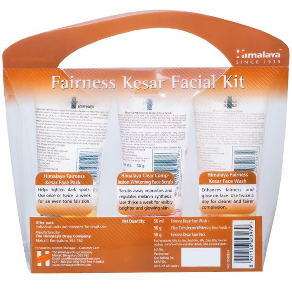 Himalaya Herbals Fairness Kesar Facial Kit | Grocsy