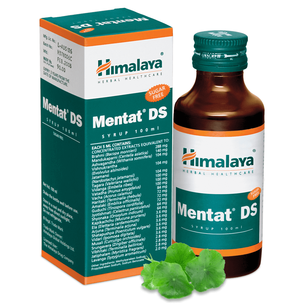 Himalaya Herbals Mentat DS Syrup (100 ml) | Grocsy