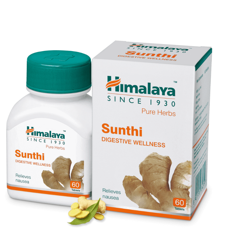 Himalaya Herbals Sunthi Digestive Wellness Tabs | Grocsy