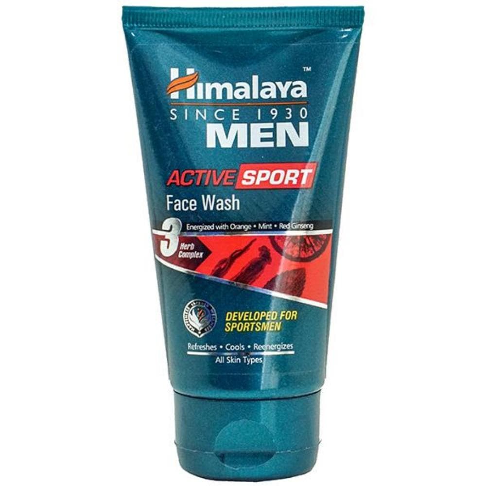 Himalaya Herbals - Men Active Sport Face Wash | Grocsy