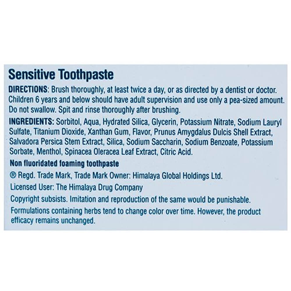 Himalaya Sensitive Tooth Paste | Grocsy