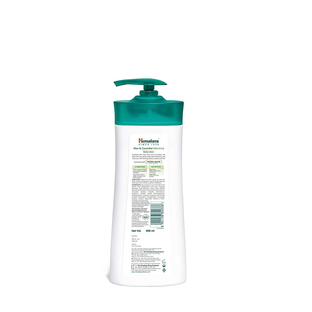Himalaya Aloe & Cucumber Refreshing Body Lotion | Grocsy