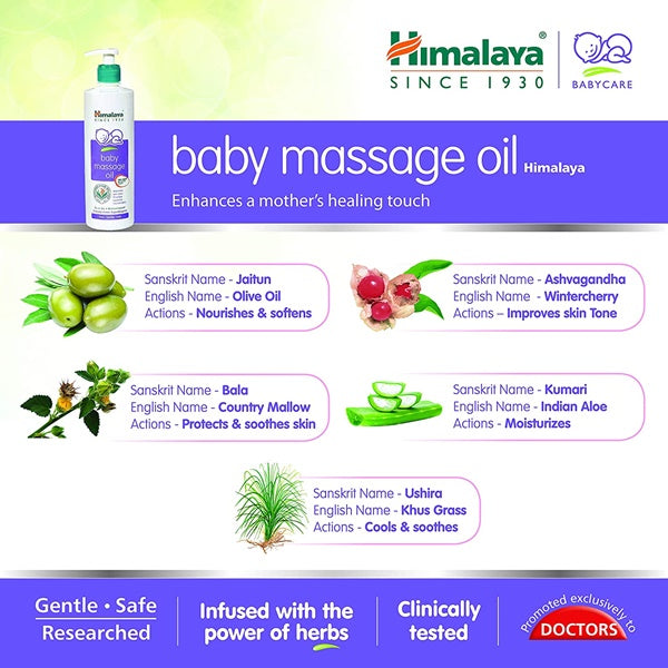 Himalaya Baby Massage Oil | Grocsy