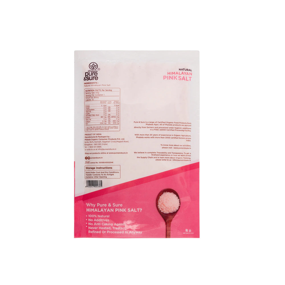 Pure & Sure Organic Natural Himalaya Pink Salt | Grocsy