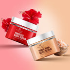 Botanic Hearth Deep Exfoliation Combo - Himalayan & Hibiscus Body Scrubs | Grocsy