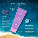 Aqualogica Illuminate+ Smoothie Face Wash With Wild Berries & Alpha Arbutin | Grocsy