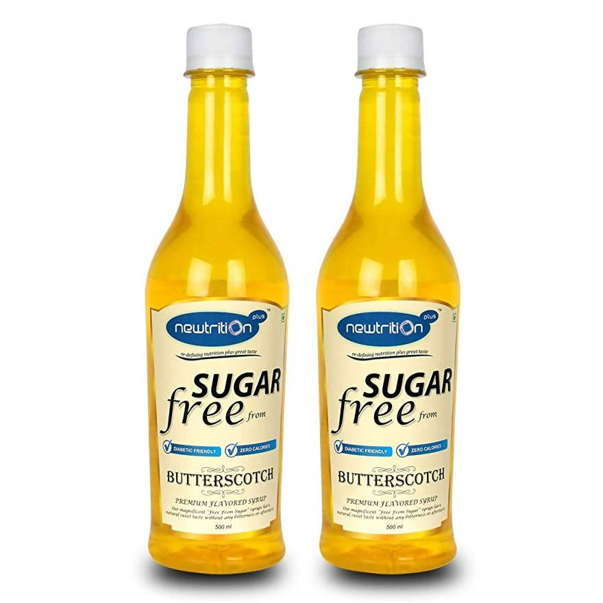 Newtrition Plus Butterscotch Sgar Free Syrup | Grocsy