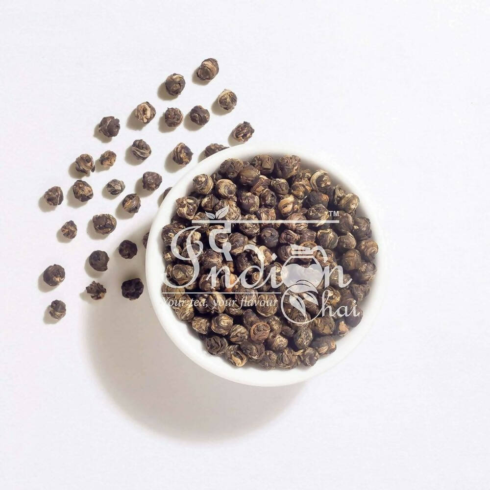 The Indian Chai - Jasmine Pearl Green Tea | Grocsy
