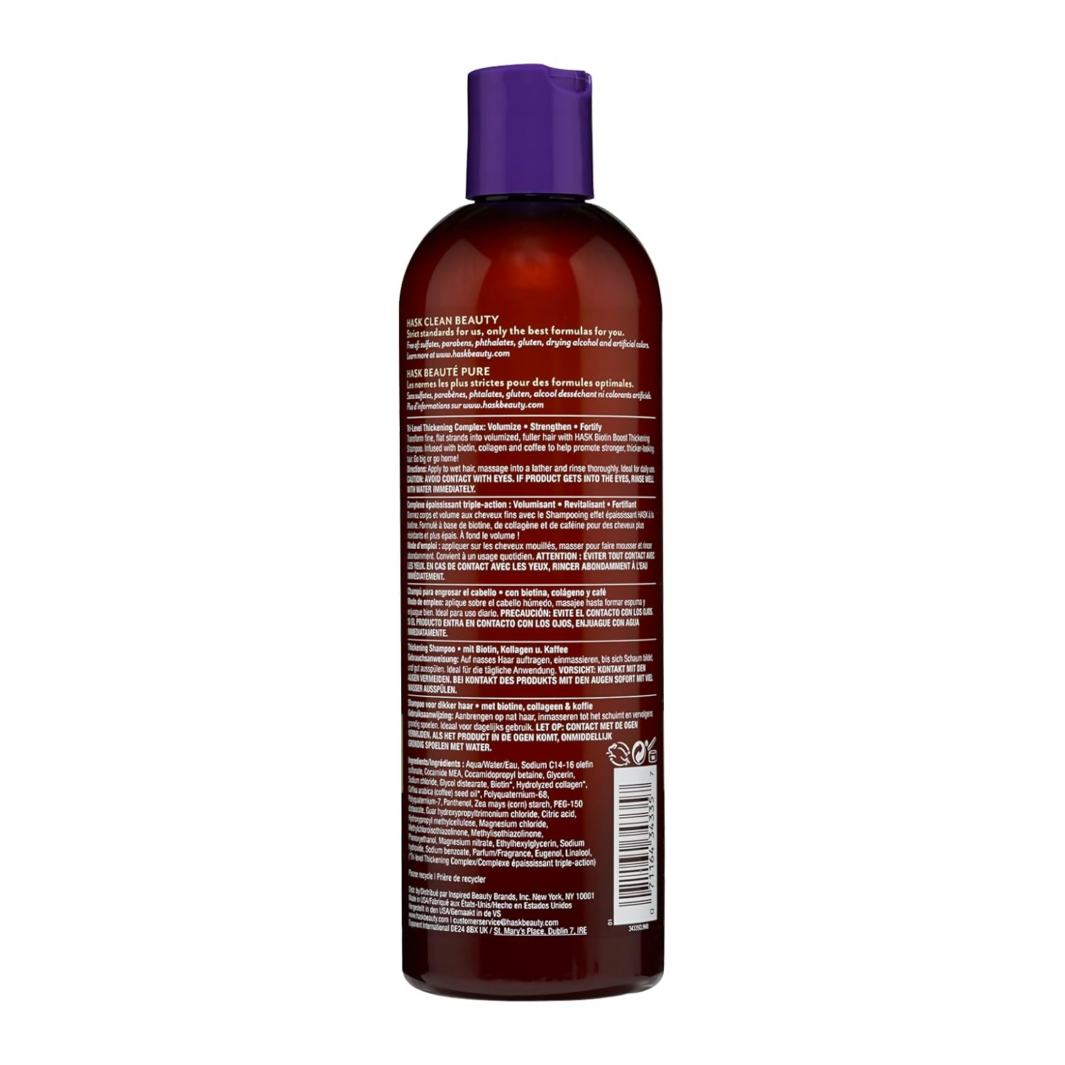HASK Argan Oil Biotin Boost Thickening Conditioner | Grocsy