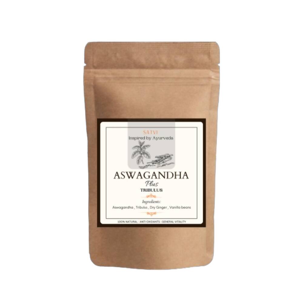 Satvi Wellness Ashwagandha Plus Tribulus | Men Wellness | Grocsy
