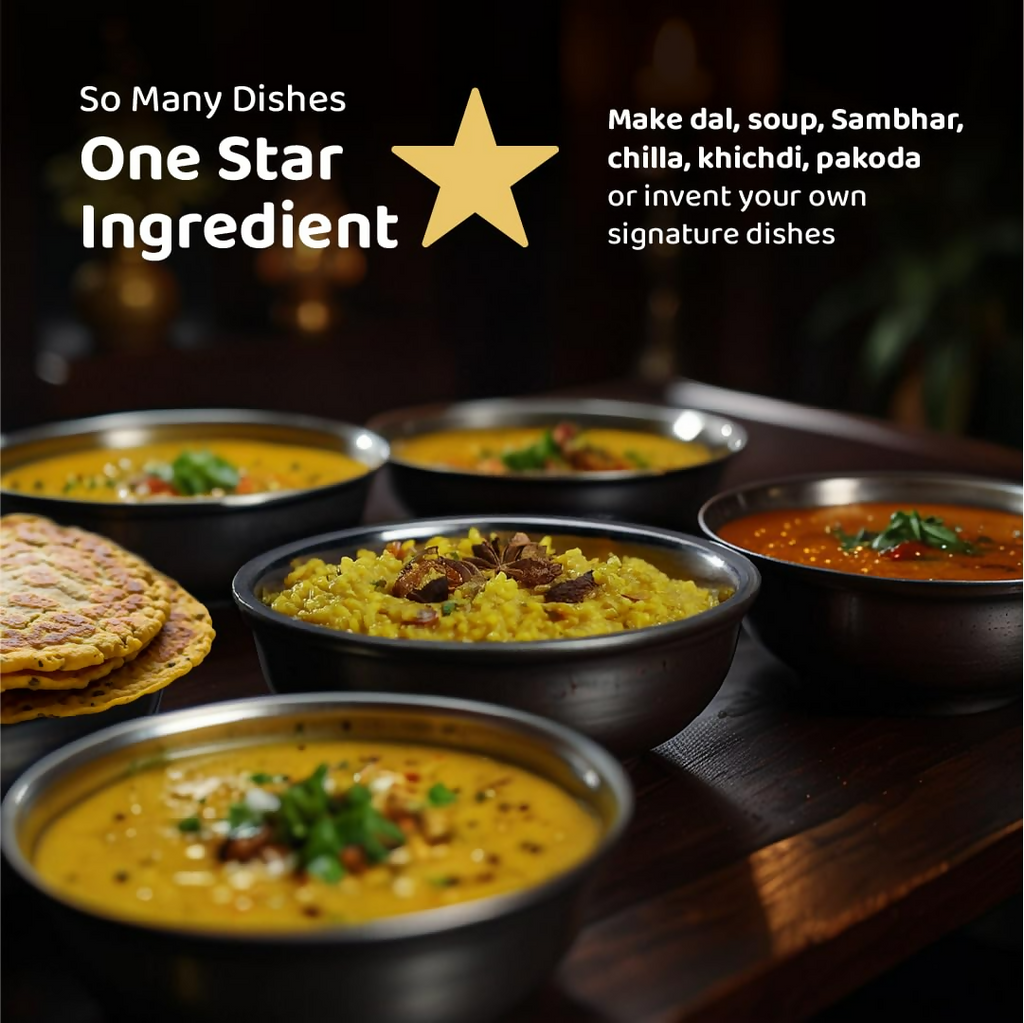 DeHaat Honest Farms Unpolished Toor Dal | Grocsy