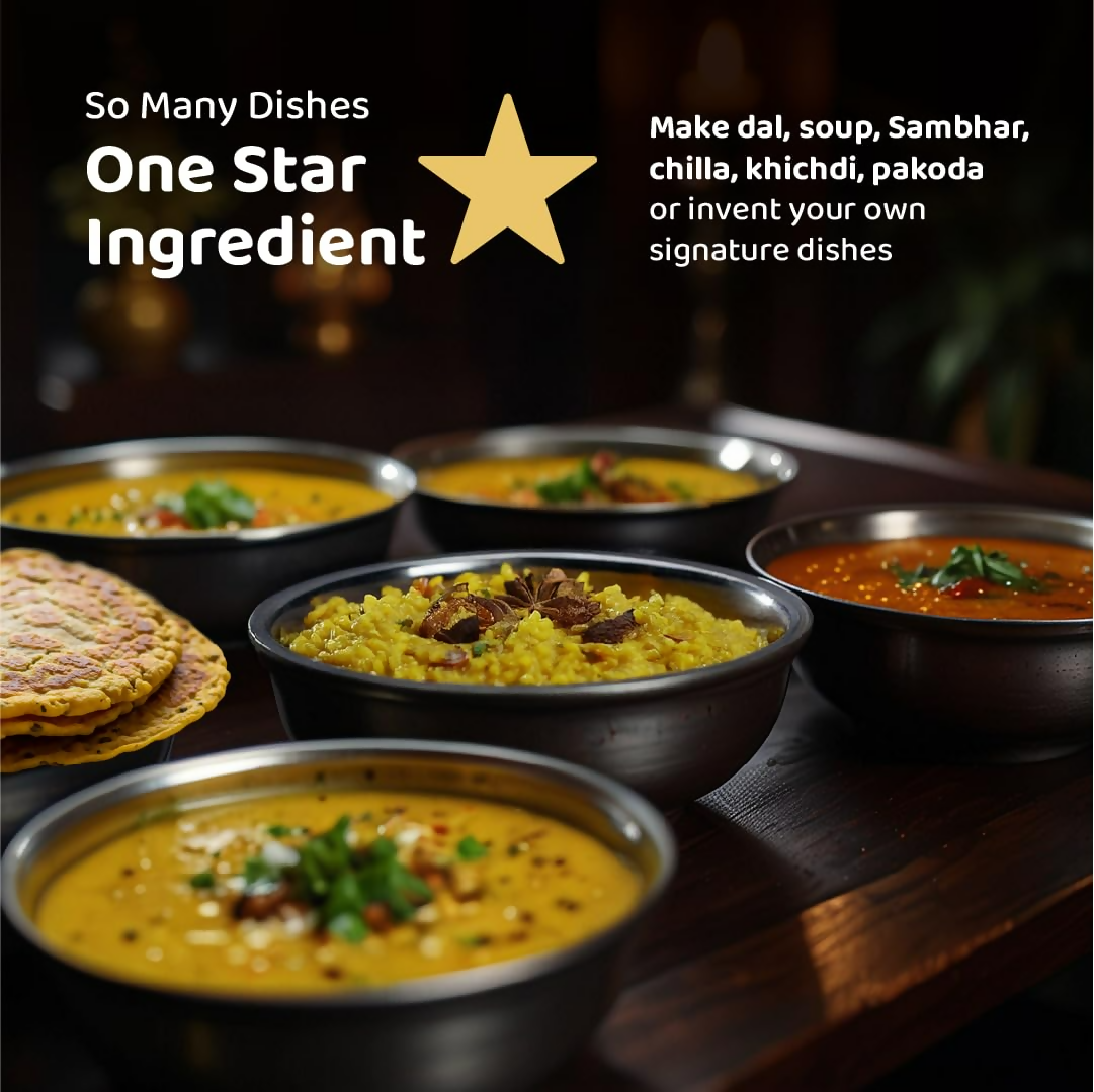 DeHaat Honest Farms Unpolished Toor Dal | Grocsy