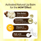 WOW Skin Science Shea Butter & Ceramides Repairing Lip Balm with SPF 50 | Grocsy