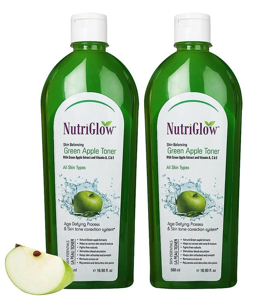 NutriGlow Skin Balancing Green Apple Toner | Grocsy