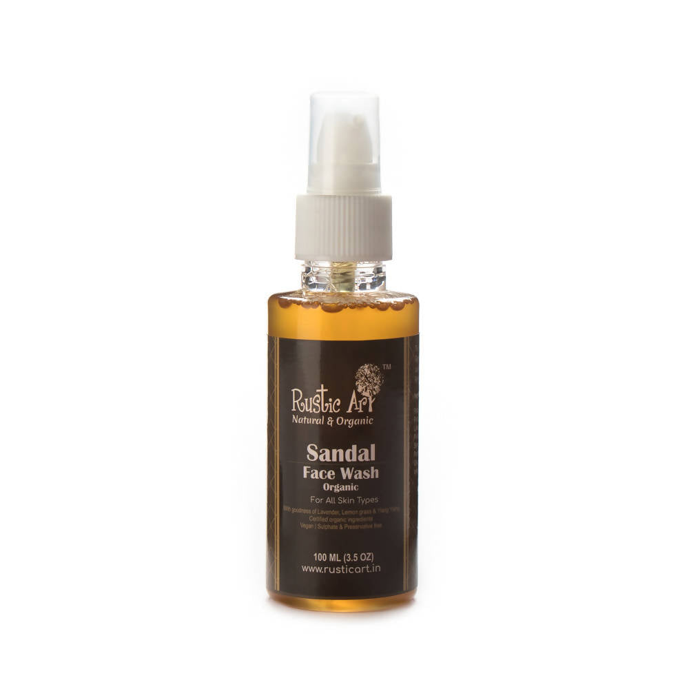 Rustic Art Organic Sandal Face Wash | Grocsy