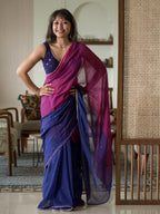 Suta Multi Color Woven Design Pure Cotton Saree | Grocsy