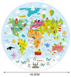 Webby Amazing World Map Jigsaw Floor Puzzle 60 Pcs | Grocsy