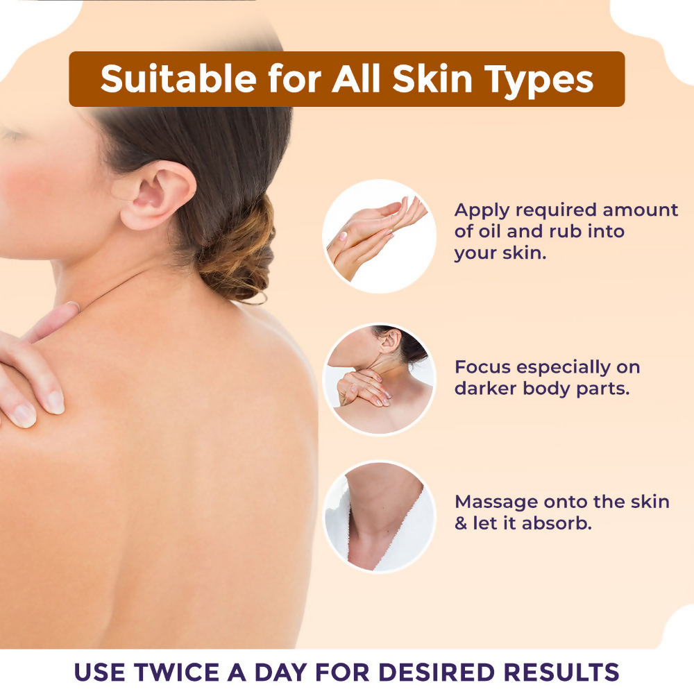 Sanfe Body Lightening Oil With 100% Kojic Acid & Kesar | Grocsy