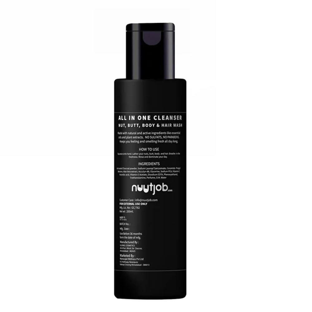 Nuut Guard Nuutwash All-in-One Cleanser For Men Intimate Nut-Butt-Body & Hair Wash | Grocsy