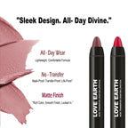 Love Earth Lip Crayon Non-Transfer Lipstick - Deeps | Grocsy