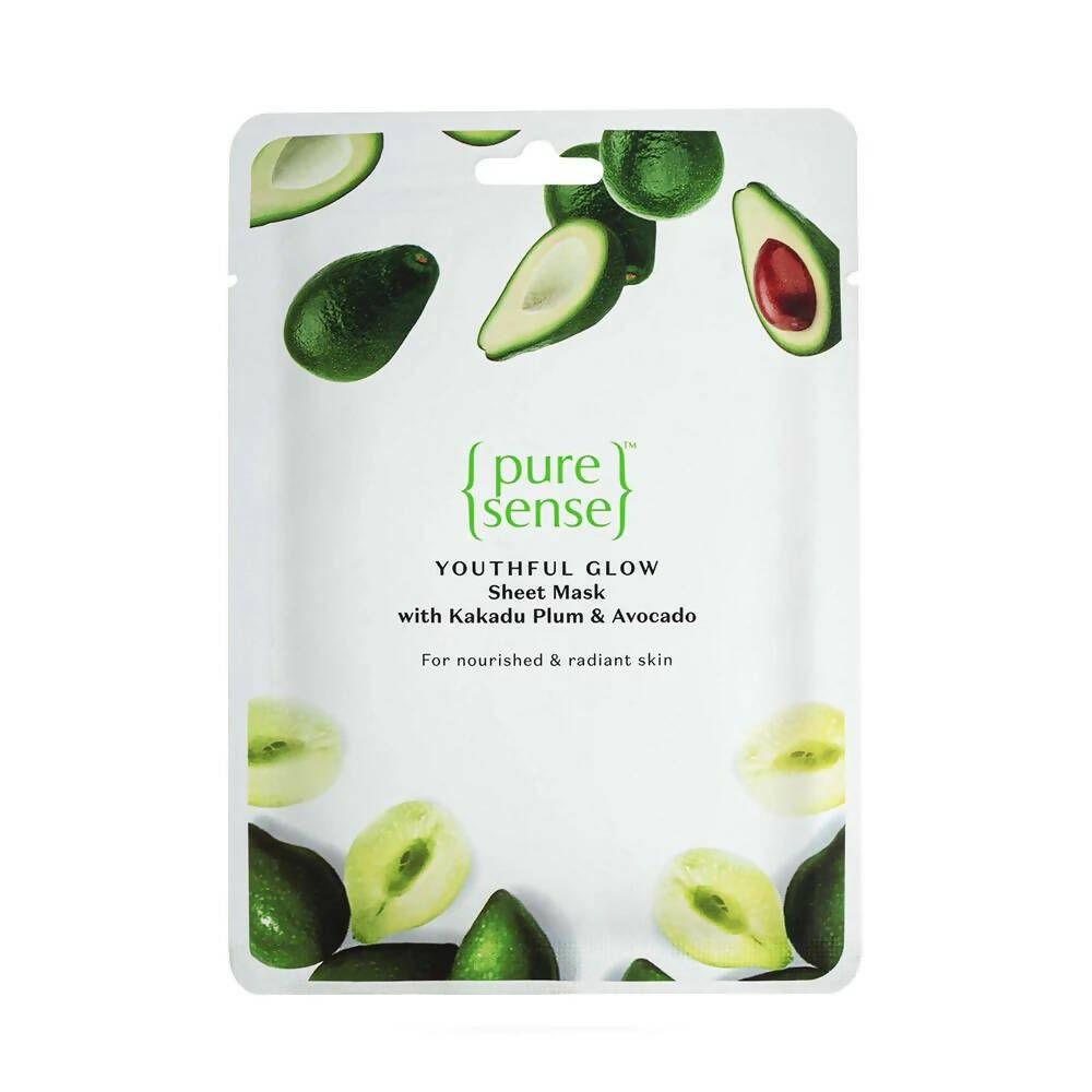 Pure Sense Youthful Glow Sheet Mask with Kakadu Plum & Avocado | Grocsy