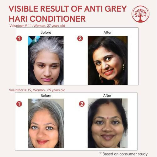 Ivory Natural Grey Hair Conditioner For Early Of Greying, Strengthens Hair | Grocsy