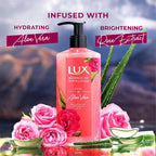 Lux Essence Of Himalayas Rose & Aloe Vera Brightening Body Wash | Grocsy