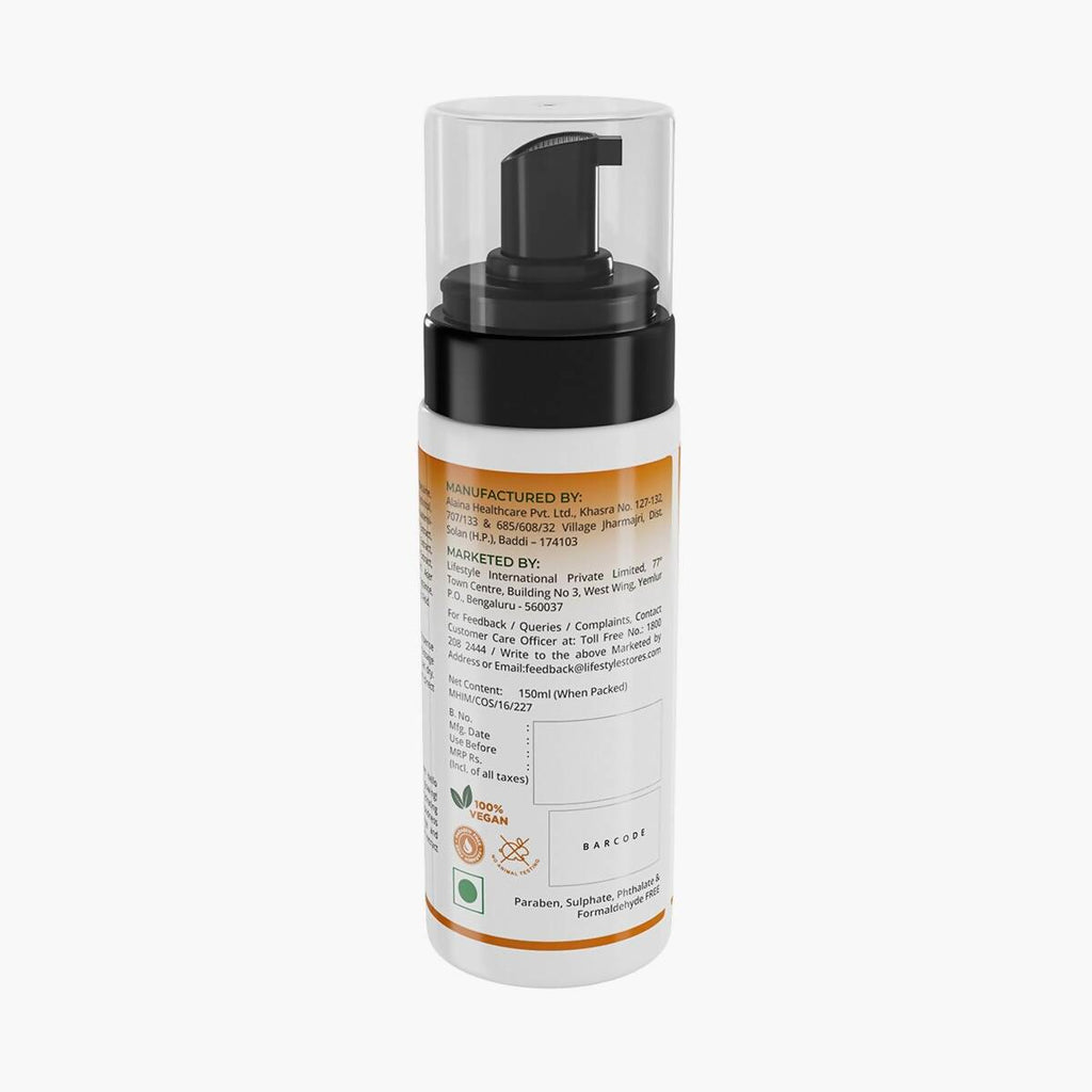 IKSU Orange and Chamomile Foaming Face Wash | Grocsy