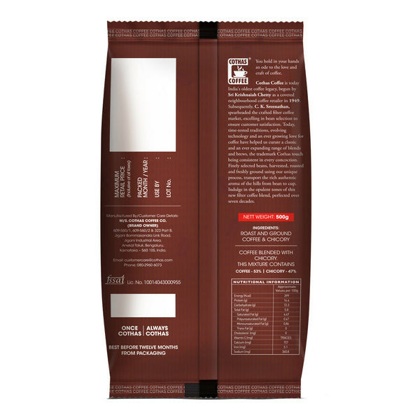 Cothas Coffee Deccan Brew Strong Filter Coffee Powder | Grocsy