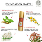 Buddha Natural Liquid Foundation Matte Rose Honey | Grocsy