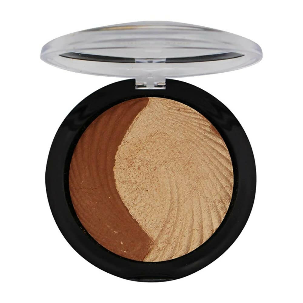 Fashion Colour Dual Face Powder and Blusher-Shade 03 (Dusky Shade) | Grocsy