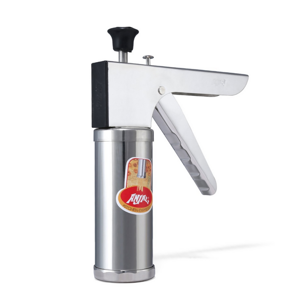Anjali Kitchen Express Muruku Gripper with 12 Stailess Steel Jalis | Grocsy