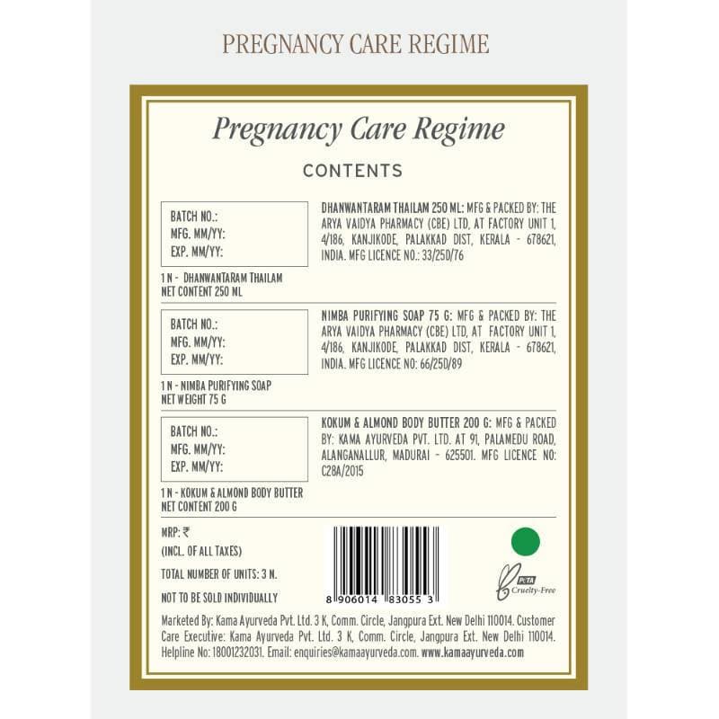 Kama Ayurveda Pregnancy Care Regime | Grocsy
