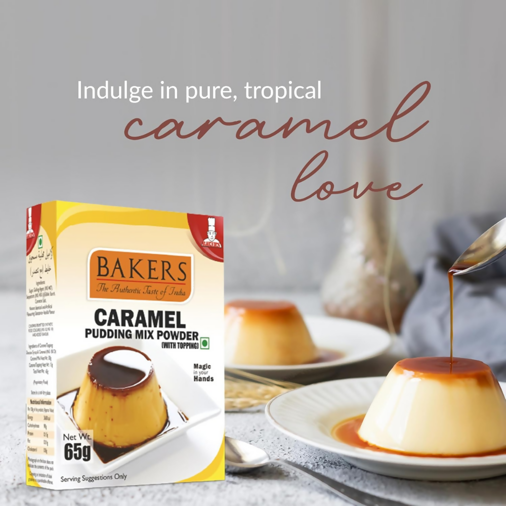 BAKERS Instant Pudding Mix - Caramel Flavor | Grocsy