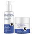 Dermistry Sensitive & Dry Skin Calming Body Milk Lotion & Calming Soothening Face Cream | Grocsy