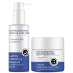 Dermistry Sensitive & Dry Skin Calming Body Milk Lotion & Calming Soothening Face Cream | Grocsy
