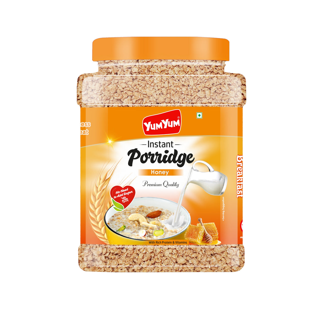 Yum Yum Instant Honey Porridge Jar | Grocsy