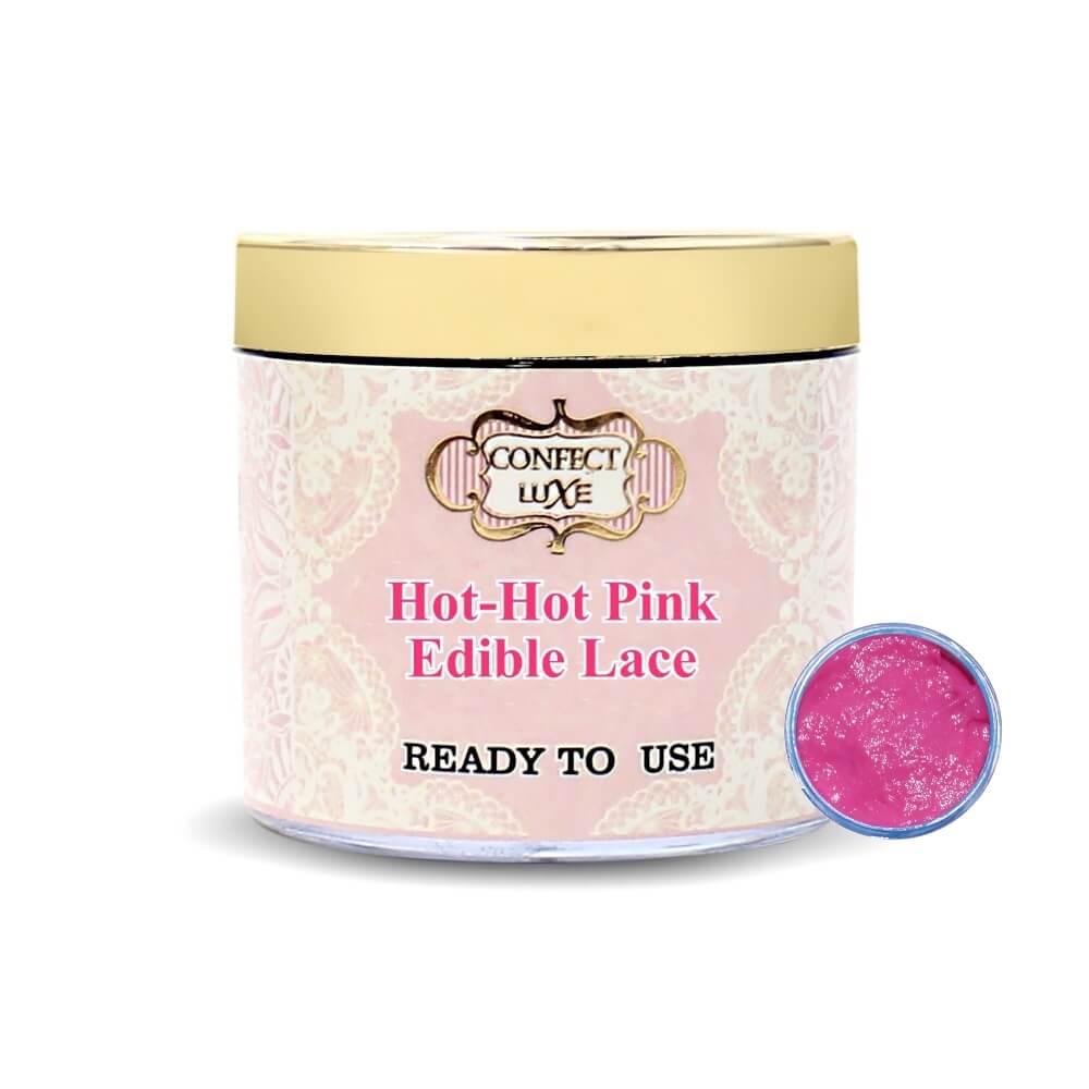 Confect Hot Hot Pink | Edible Lace | Grocsy
