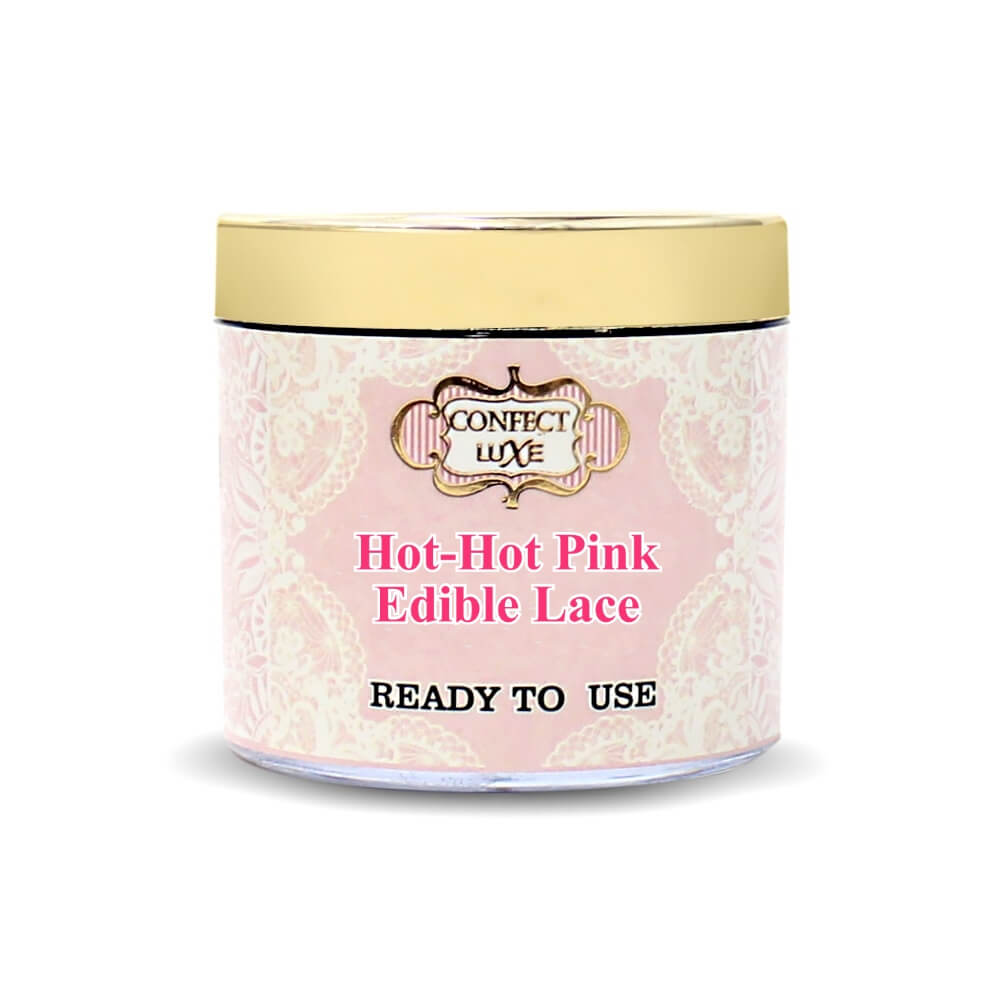 Confect Hot Hot Pink | Edible Lace | Grocsy