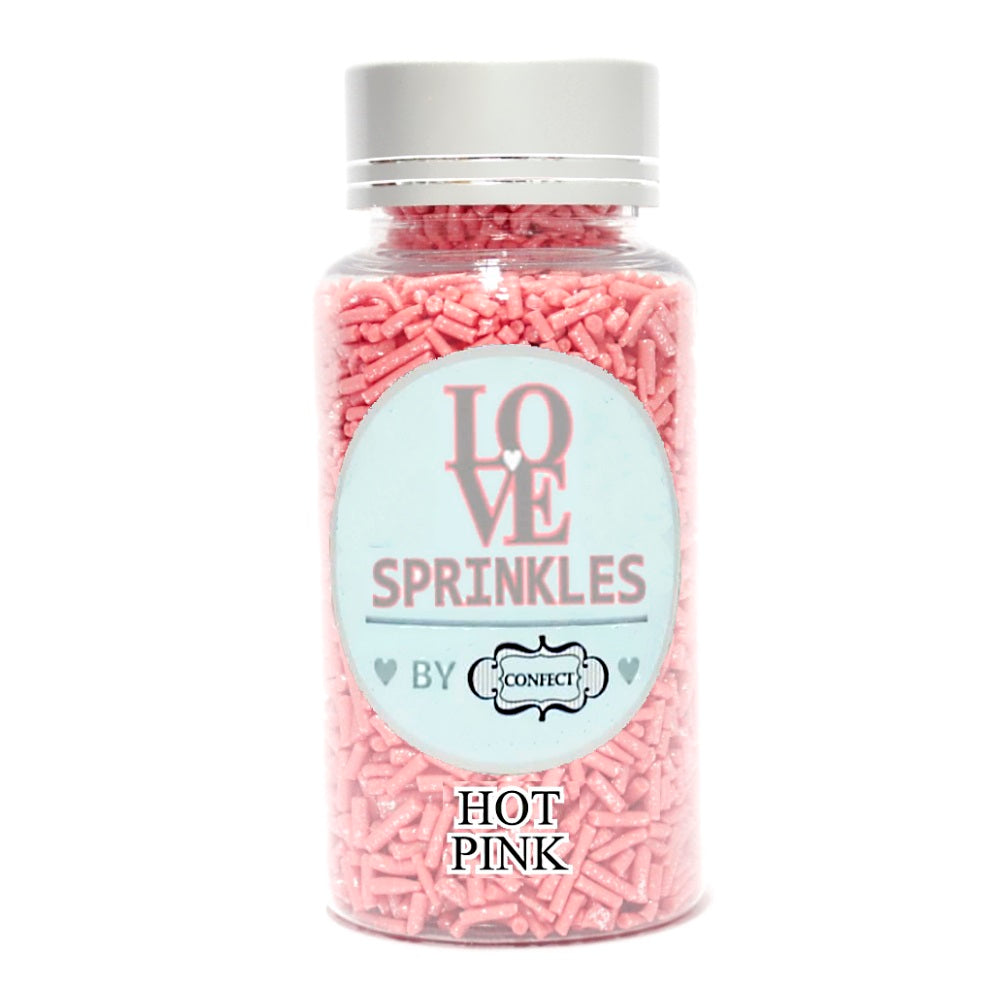 Confect Hot Pink Vermicelli Sprinkles | Grocsy