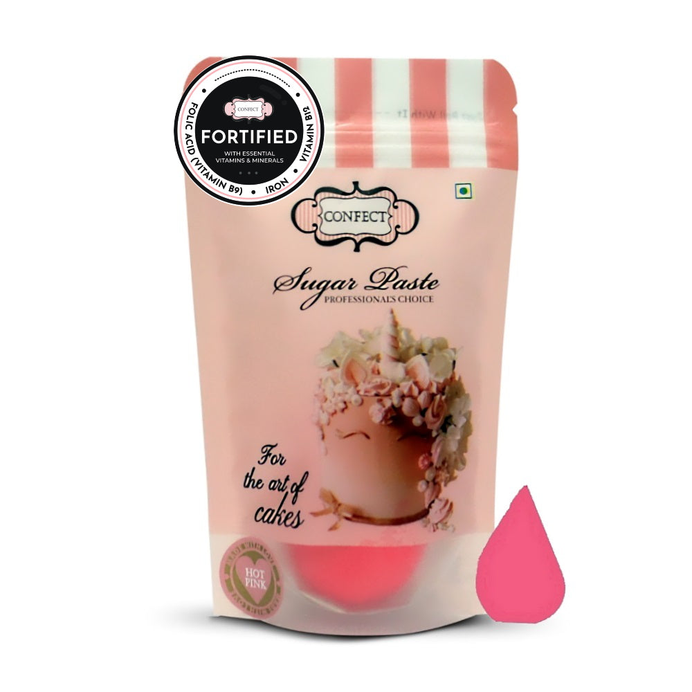Confect Hot Pink Fondant | Edible Nutritional Sugarpaste | Grocsy